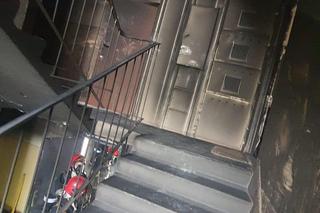 Pożar w wieżowcy przy Wileńskiej w Łodzi