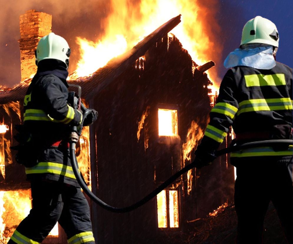 Tragiczny finał pożaru. W zgliszczach strażacy znaleźli zwłoki mężczyzny 