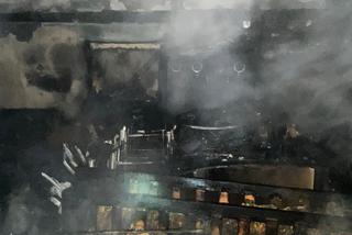 Nocny pożar w Toruniu. Ogień w garażu i budynku gospodarczym