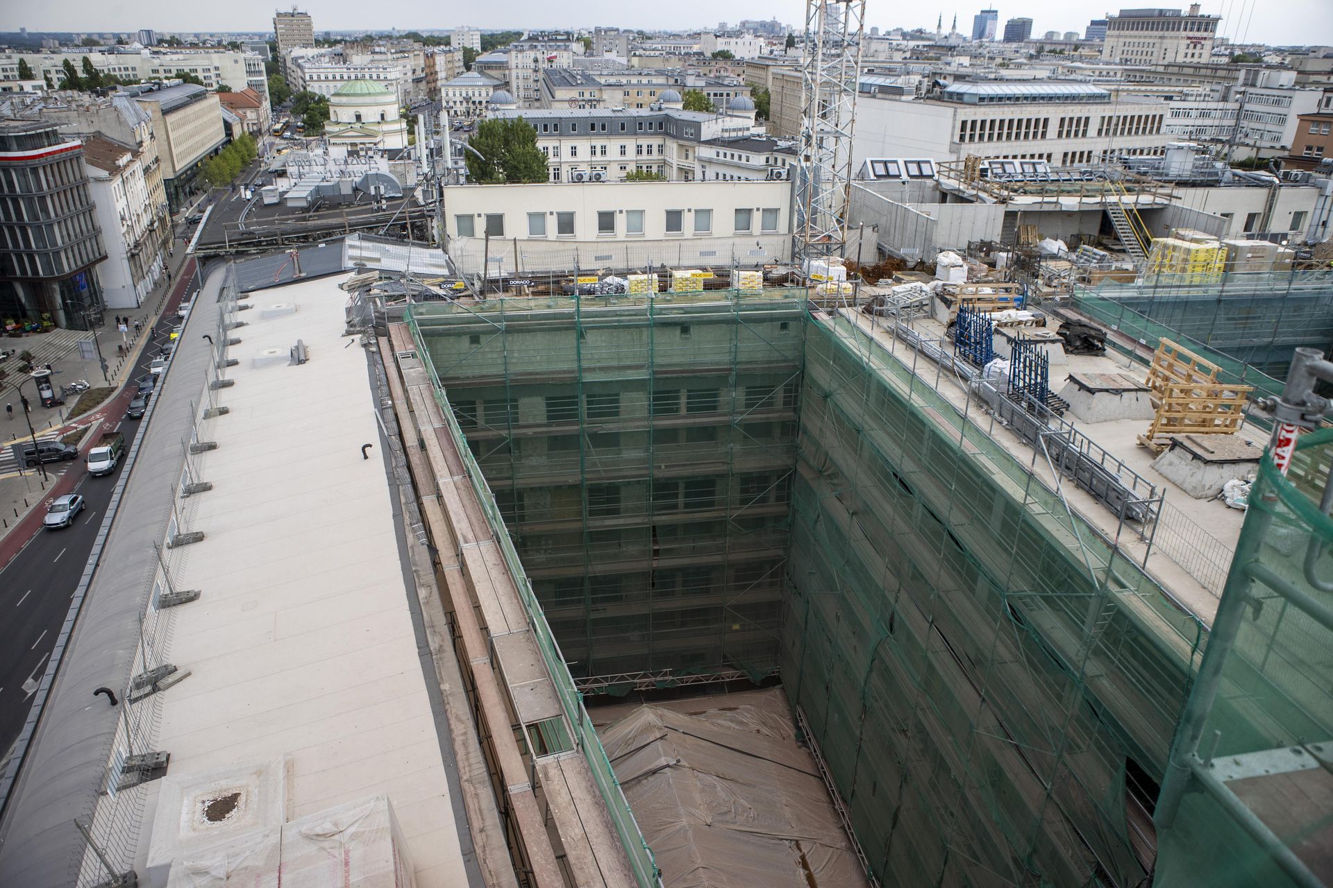 Remont wnętrz gmachu BGK w Warszawie