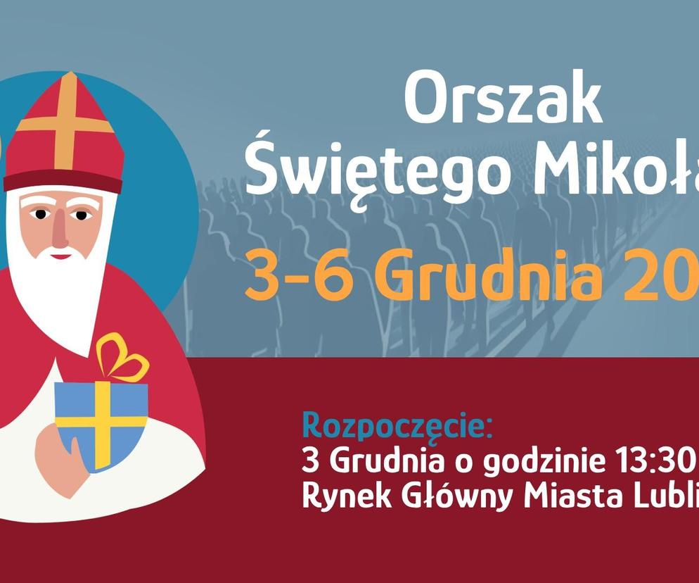 Orszak Świętego Mikołaja - plakat wydarzenia