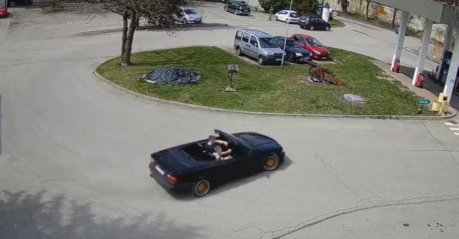 Niebezpieczne popisy kierowcy BMW