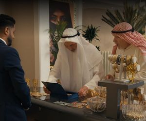 Barwy szczęścia odc. 3218. Andrzej (Leon Charewicz), Antoni Kiryłło (Cezary Nowak), Celina (Orina Krajewska)