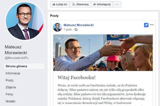 Przez FB do wyborców. Kandydat do Sejmu Morawiecki założył konto