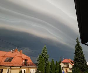 Czarne chmury nad Starachowicami. Wyglądało bardzo groźnie