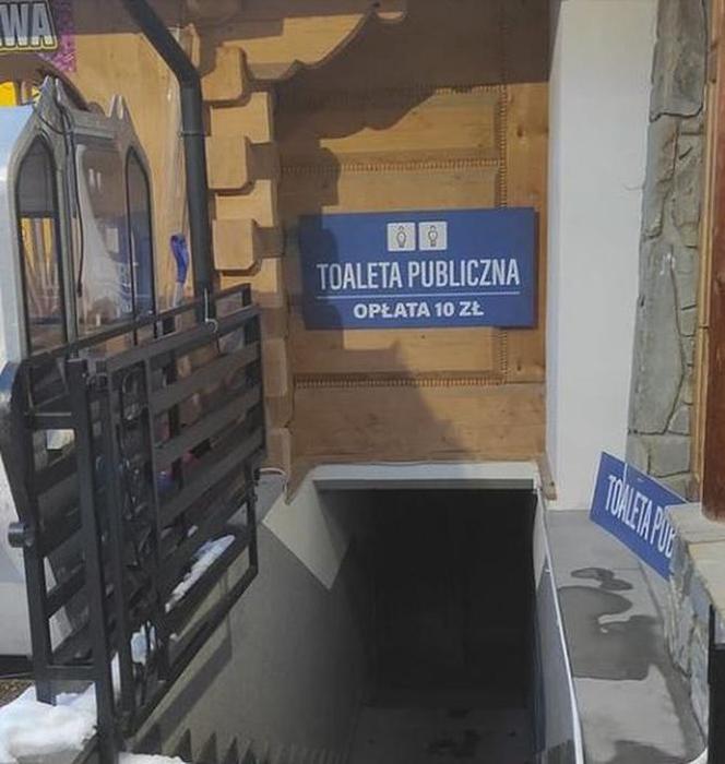 Publiczna toaleta w Zakopanem w cenie oscypka. Turyści mają dość. Pazerność górali nie zna granic