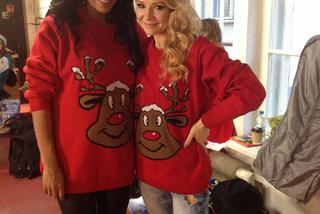 Gwiazdy na planie świątecznego klipu