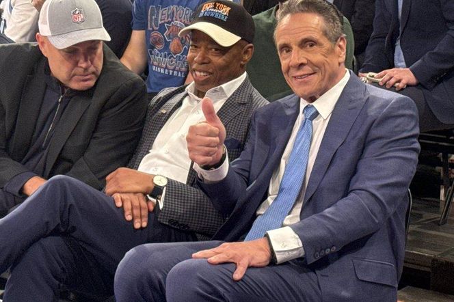 Eric Adams poparł Andrew Cuomo w wyborach na burmistrza NYC