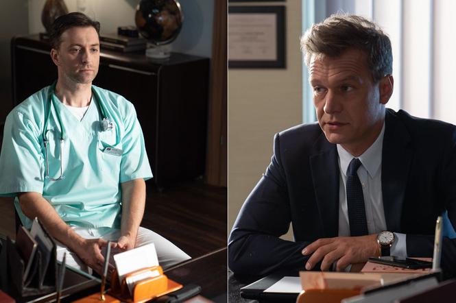 Na dobre i na złe odc. 718. Andrzej Falkowicz (Michał Żebrowski), Marcin Molenda (Filip Bobek)