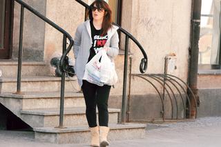 Wałęsowa urodziła i trzy dni po porodzie już targa siaty!