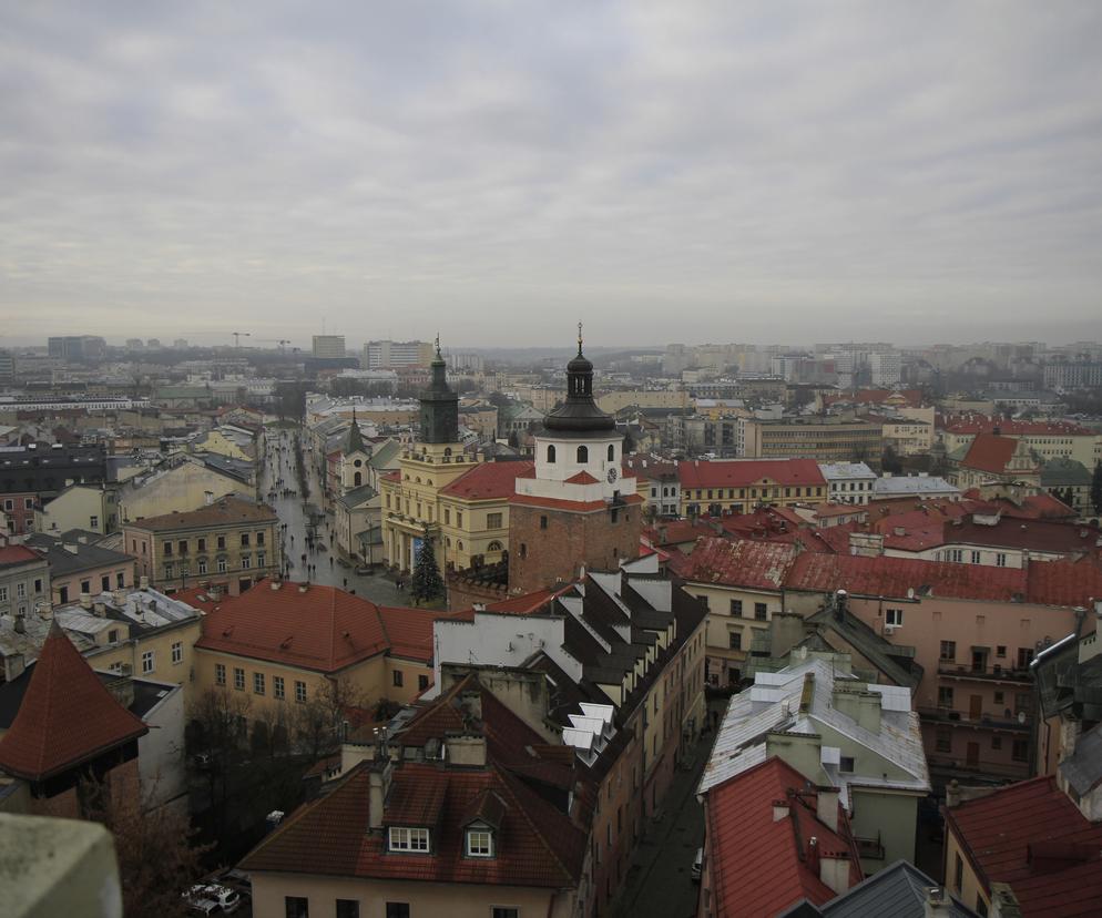 Panorama Lublina widziana z Wieży Trynitarskiej