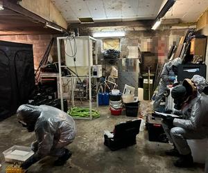 Narkotykowe laboratorium na Podlasiu. Policja zabezpieczyła ponad 200 kg nielegalnej substancji