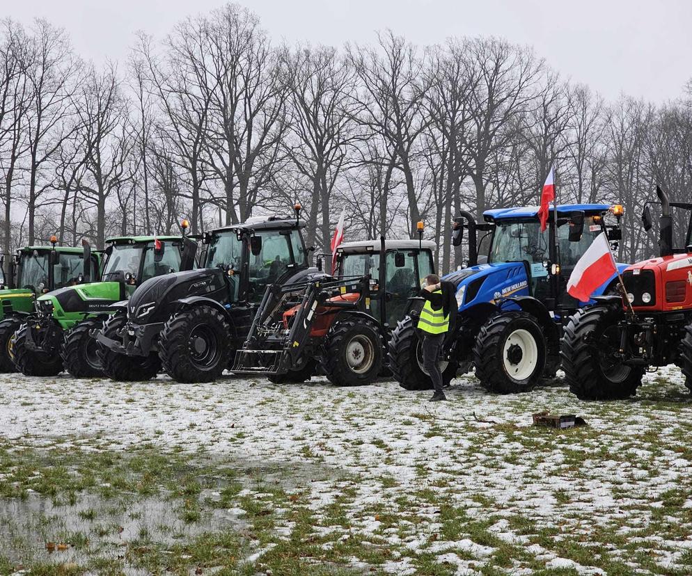 Protest rolników w Piotrkowie Trybunalskim