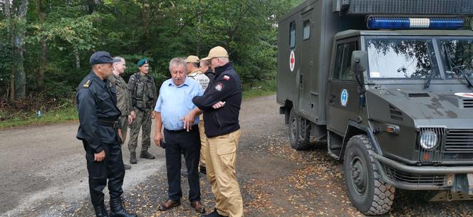 Wypadek w pobliżu Konotopu  - autobus z tirem 