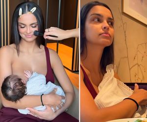 Klaudia El Dursi karmi córkę i wbija szpilkę Wolińskiemu. „Mam nadzieję...”