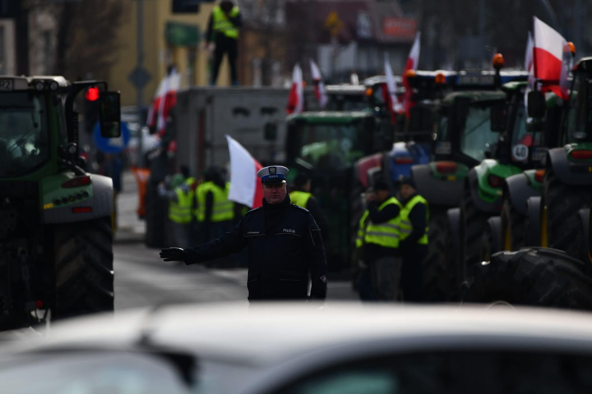 Protest rolników 09.02.2024 r. Paraliż w całej Polsce. Protesty w ponad ...