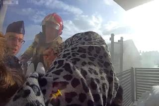 Ogromny pożar DPS! Służby ewakuowały ludzi przez okno. Niebezpieczna akcja