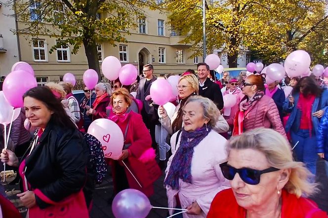 Marsz Różowej Wstążki w Szczecinie