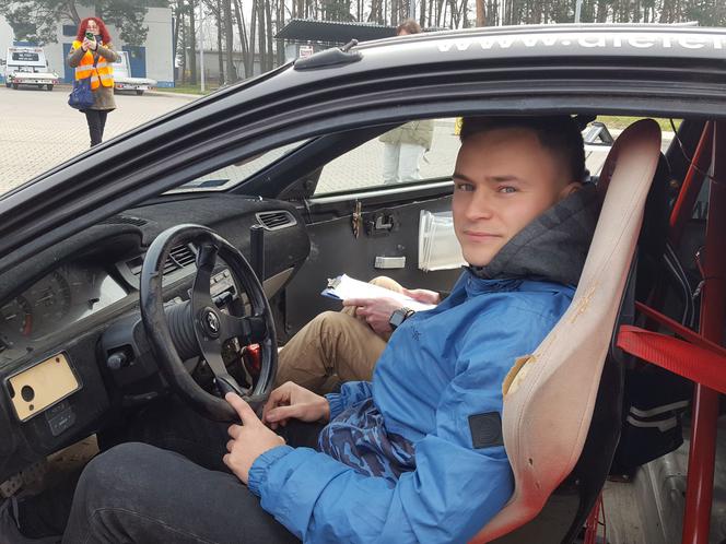 Ostra jazda na Rajdzie Andrzejkowym w Lesznie