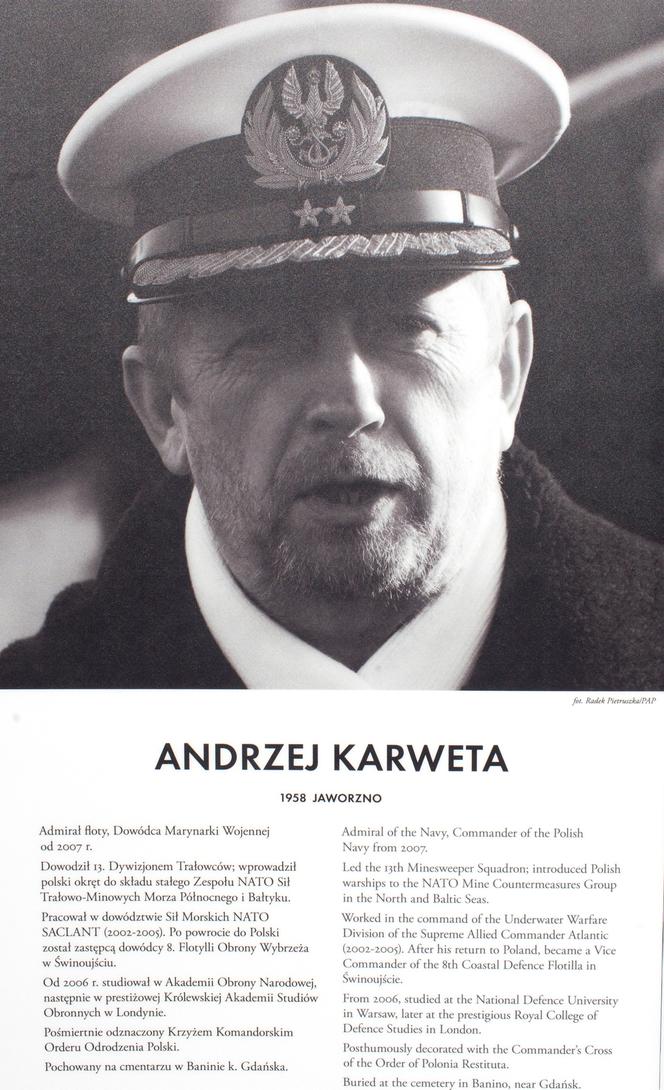 wiceadmirał Andrzej Karweta – dowódca Marynarki Wojennej RP