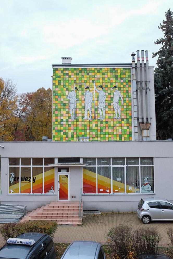 Mural przy ul. Grażyny
