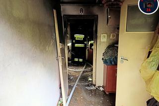 Pożar domu w Chylicach. Siedem zastępów walczyło z ogniem