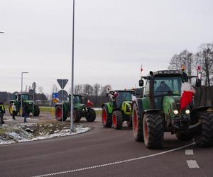 Protest rolników w Podlaskiem. Ciągniki blokują drogi w całym województwie! 