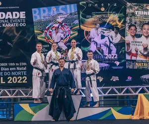 Karatecy wrócili z Brazylii z workiem medali. Udane zawody kraśniczanki