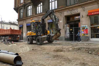 Tak wyglądają obecnie prace przy ulicy Krakowskiej