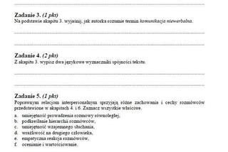 Matura z języka polskiego, poziom podstawowy OFICJALNE ARKUSZE