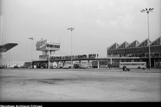 Terminal na lotnisku Okęcie z 1962 roku