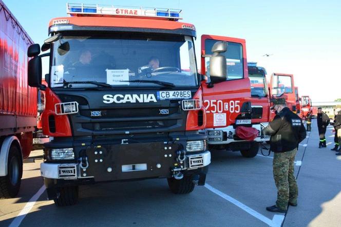 Polska pomoc trafiła na Białoruś. Konwój przekroczył podlaską granicę