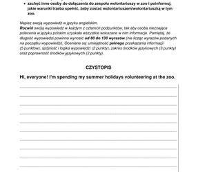 Matura próbna CKE angielski grudzień 2022