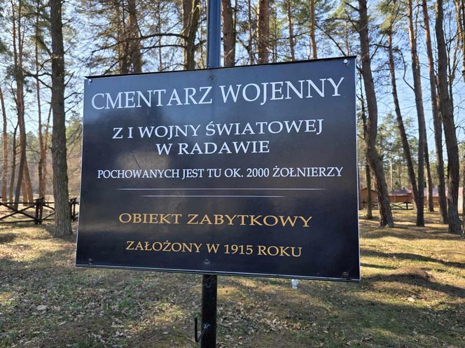 Cmentarz z czasów I Wojny Światowej w Radawie