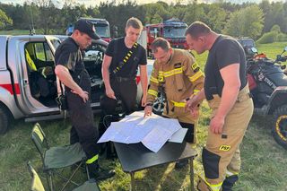 Duży pożar na pograniczu polsko-słowackim. Na miejscu pracuje wiele zastępów straży pożarnej