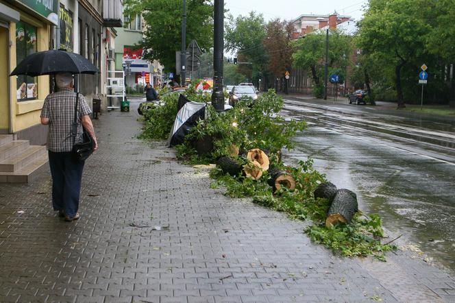 Ulewa nad Warszawą