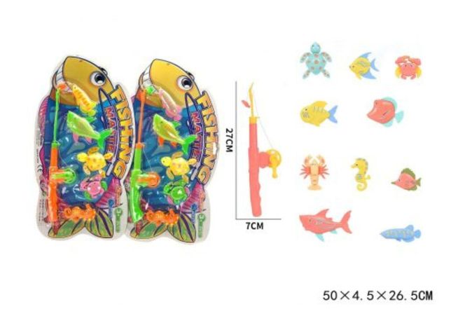 Zabawka wędka z rybkami