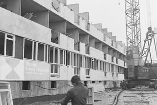 Nowo zbudowane wieżowce przy ówczesnej ul. Józefa Wieczorka (dziś ul. kard. Stefana Wyszyńskiego), 1973 r.