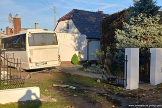 Wypadek autobusu w Górze 