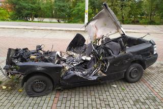 Tragiczny wypadek w Łękawicy. Nie żyje 18-letni kierowca. Zobacz co się stało [ZDJĘCIA]