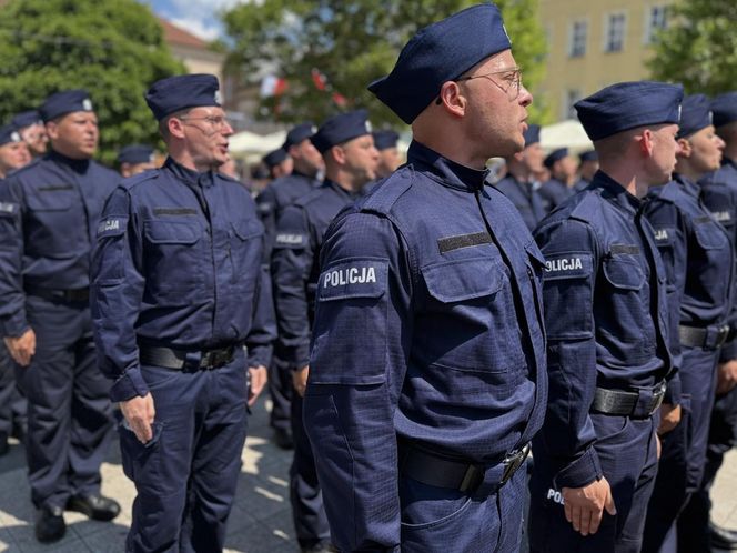 Ślubowanie nowych policjantów Śląskiej Policji