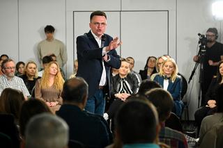 Przewodniczący Polski 2050 Szymon Hołownia