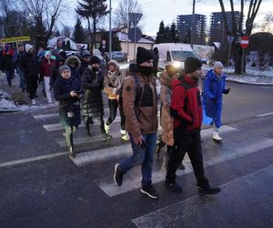 Protest kielczan przeciw budowie S74