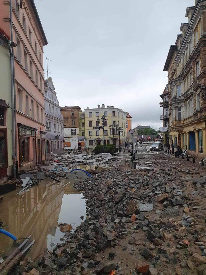 Tak wygląda Kłodzko po opadnięciu wielkiej wody