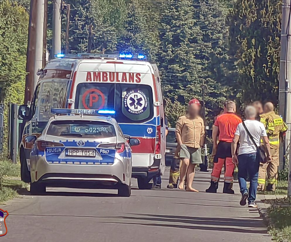 Mężczyzna wypadł z balkonu w Tychach