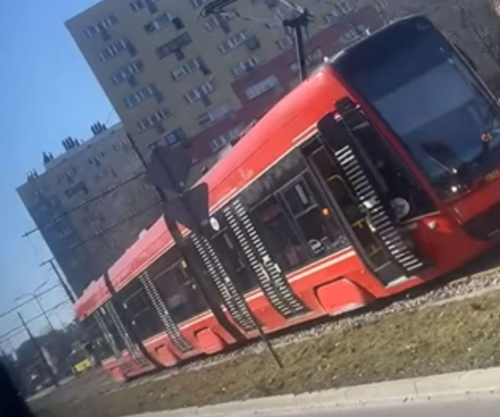 Zderzenie tramwaju w Dąbrowie Górniczej