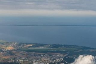 Pilot uchwycił na zdjęciu teren budowy w Choczewie