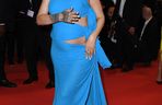 Rihanna z ukochanym pokazała się w Cannes. Niebieską kreacją podkreśliła ciążę