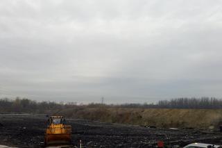 Drony nad składowiskiem odpadów w Katowicach