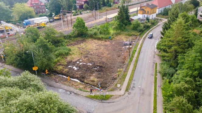 Budowa miejskiej części przystanku Szczecińskiej Kolei Metropolitalnej Stołczyn (Glinki)